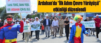 Ardahan'da “İlk Adım Çevre Yürüyüşü” etkinliği düzenlendi