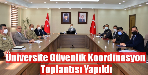 Ardahan'da “Üniversite Güvenlik Koordinasyon Toplantısı” Yapıldı