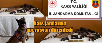 Kars'ta Jandarma Ekipleri Operasyon Düzenledi