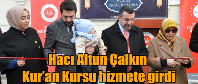 Kars'ta Hacı Altun Çalkın 4-6 Yaş Kur’an Kursu hizmete girdi