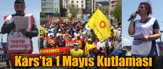 Kars'ta İşçiler 1 Mayıs'ı Halaylarla Kutladı
