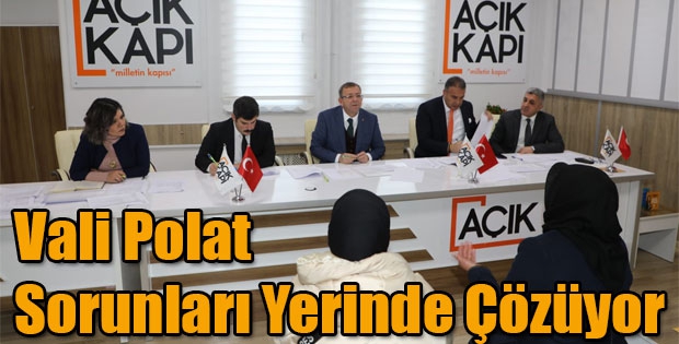 Kars Valisi Belediye Başkanı Ziya Polat Halkın Sorunlarını Yerinde Çözüyor