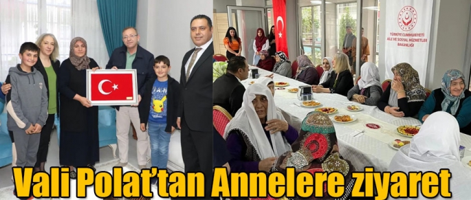 Kars Valisi Ziya Polat ve Eşi Pınar Filiz Polat'tan Annelere Ziyaret