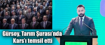 MÜSİAD Kars İl Başkanı Gürsoy Tarım Şurası'nda Kars'ı Temsil Etti
