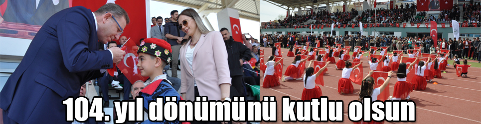 104. yıl dönümünü Kars'ta törenle kutlandı