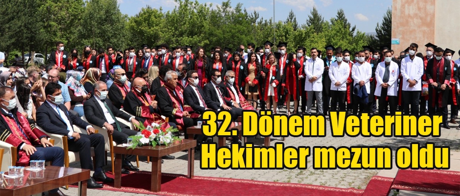 32. Dönem Veteriner Hekimler mezun oldu