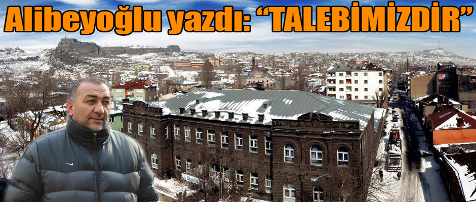 Alibeyoğlu kaleme aldı: 