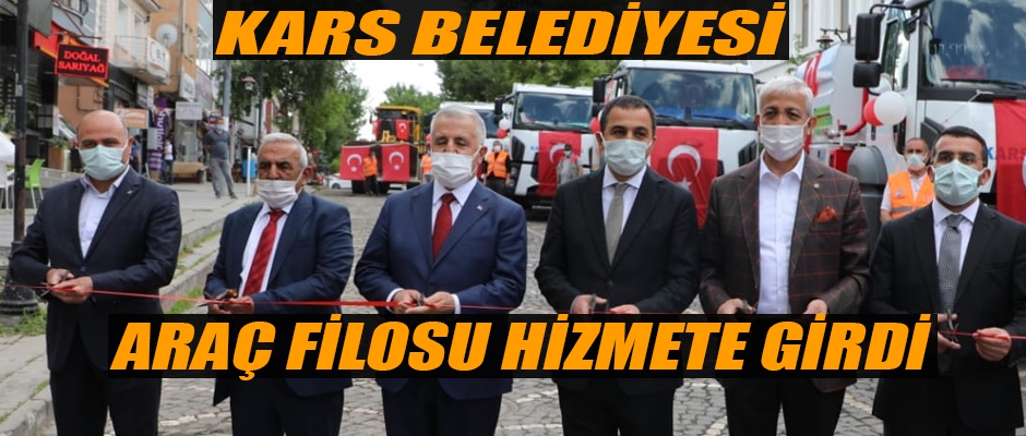 Araç filosu hizmete girdi