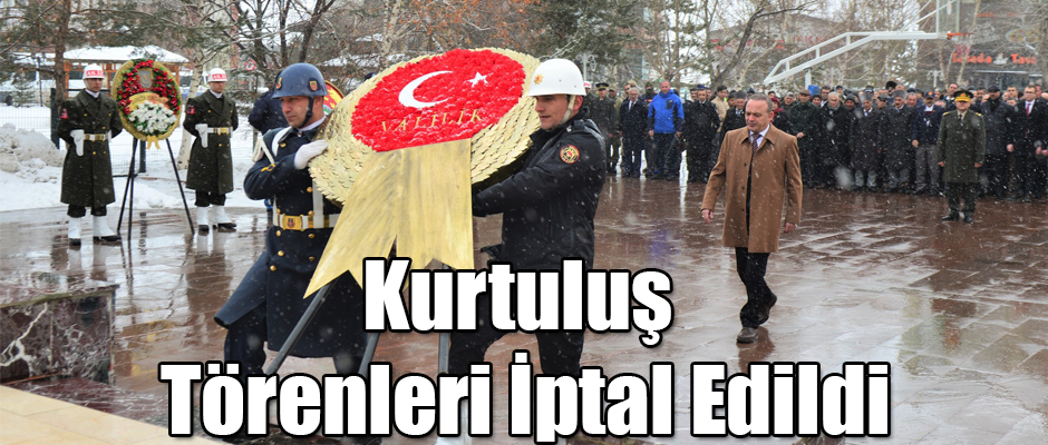 Ardahan'da Kurtuluş Törenleri İptal Edildi