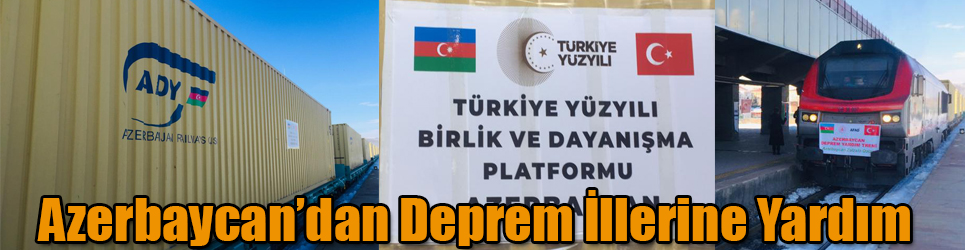 Azerbaycan’dan Deprem İllerine Yardım