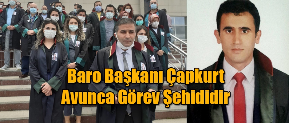 Baro Başkanı Çapkurt; Avunca görev şehididir