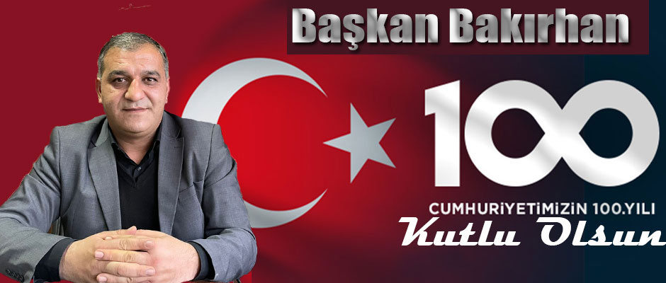 Başkan Bakırhan Cumhuriyetimizin 100’cü Kars'ımızın 103'cü Yılları kutlu olsun