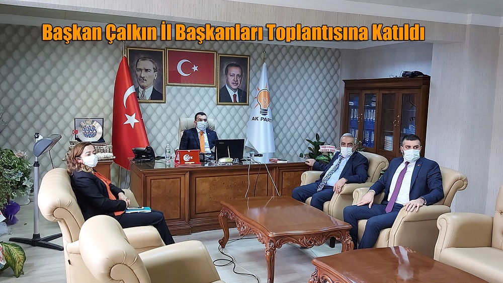 Başkan Çalkın Başkanlar toplantısına katıldı