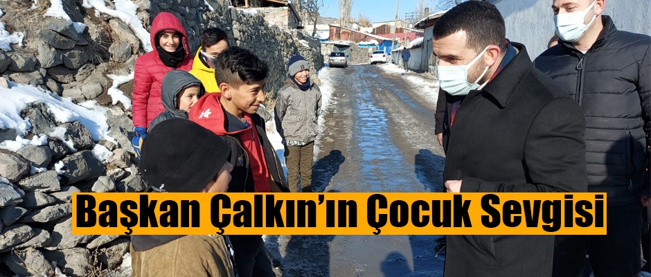 Başkan Çalkın'ın Çocuk Sevgisi