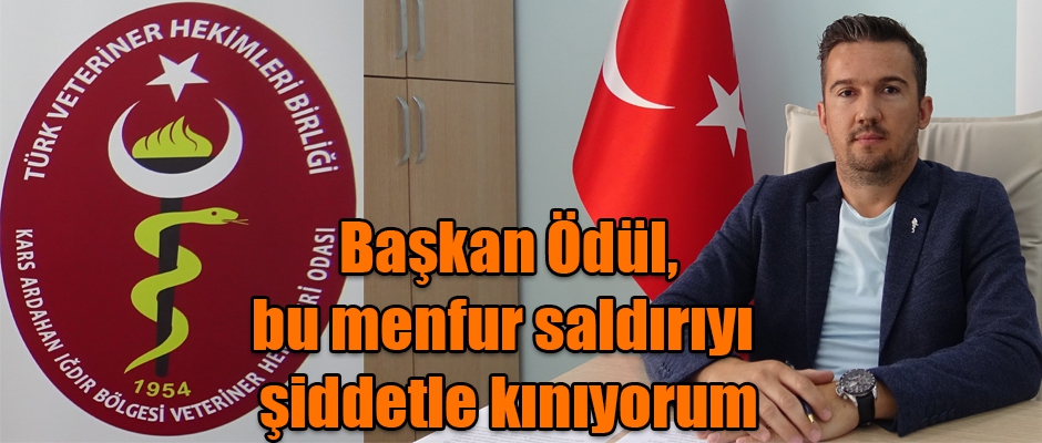 Başkan Ercan Ödül, bu menfur saldırıyı şiddetle kınıyorum