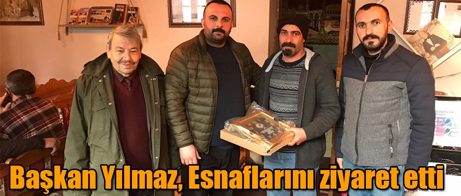 Başkan Yılmaz, Esnaflarını ziyaret etti