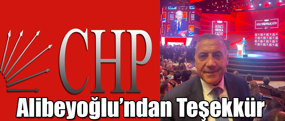CHP Kars Milletvekili Aday Adayı Naif Alibeyoğlu'ndan Teşekkür