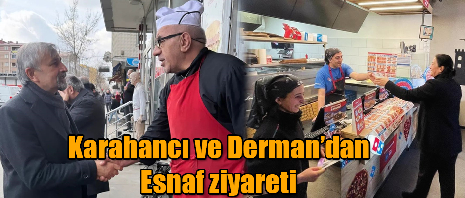 DEM Parti Adayları Karahancı ve Derman'dan Esnaf Ziyareti