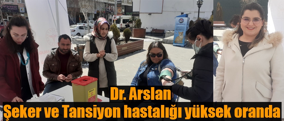 Dr. Arslan Şeker ve Tansiyon Hastalığı Yüksek Oranda 