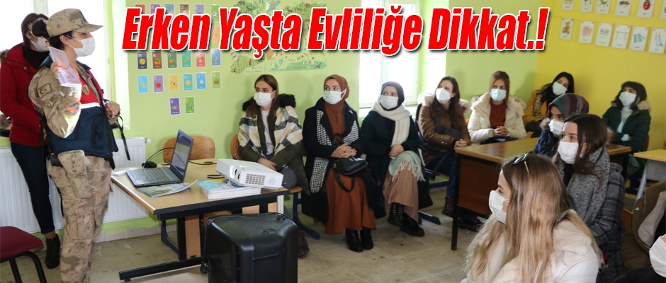 Erken Yaşta Evliliğe Dikkat.!