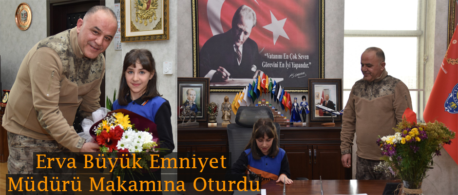Erva Büyük Kars İl Emniyet Müdürü Makamına Oturdu