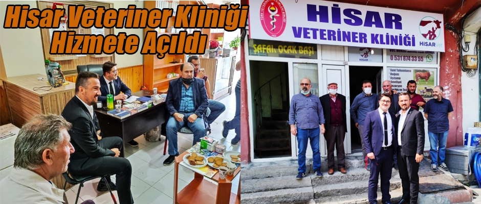 Hisar Veteriner Kliniği Hizmete Açıldı