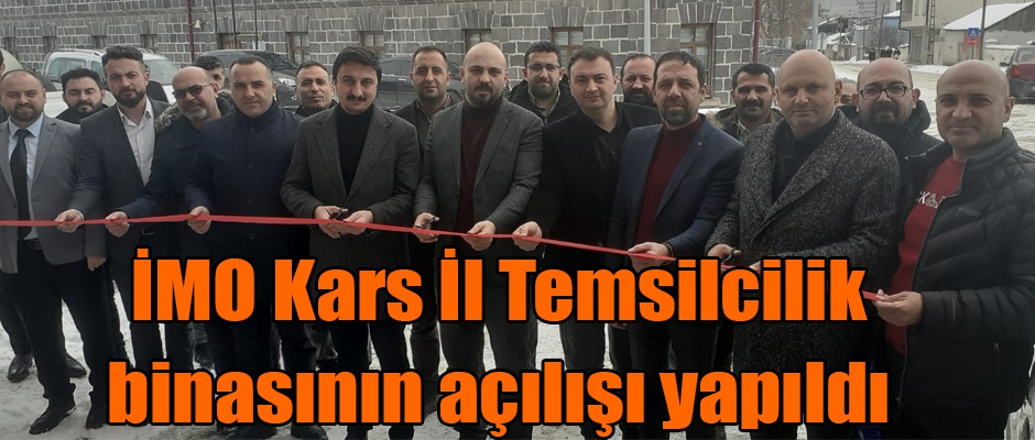 İnşaat Mühendisleri Odası Kars İl Temsilcilik binasının açılışı yapıldı