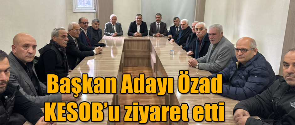 İYİ Parti Adayı Metin Özad Kars ESOB'u ziyaret etti 