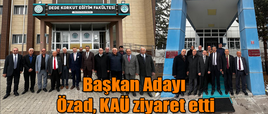 İYİ Parti Kars Belediye Başkan Adayı Metin Özad Kafkas Üniversitesini Ziyaret Etti