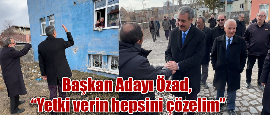 İYİ Parti Kars Belediye Başkan Adayı Özad, 