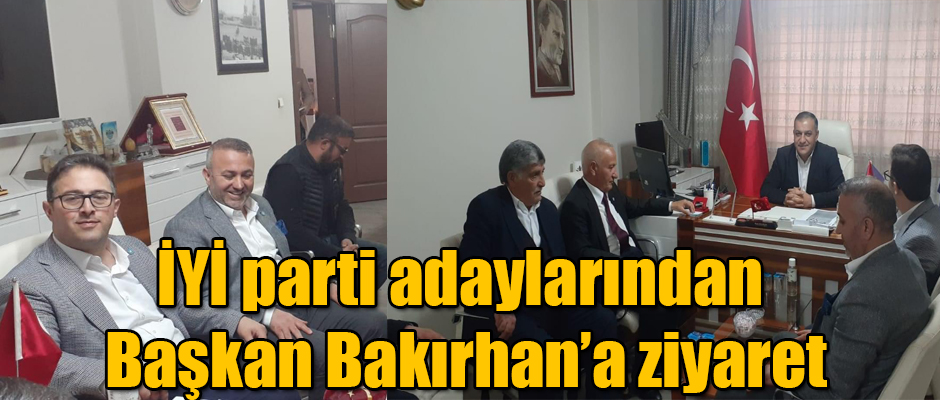 İYİ Parti Kars Milletvekili Adayları ESOB Başkanı Murat Bakırhan'ı ziyaret ettiler. 