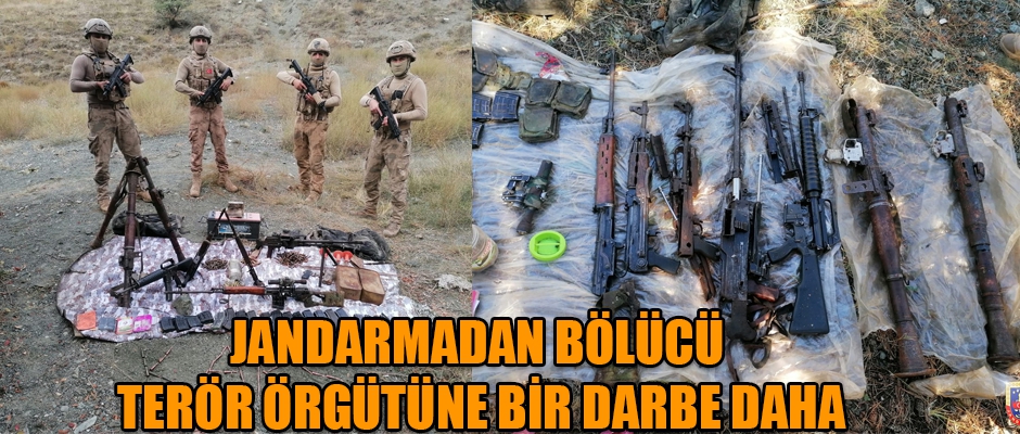 JANDARMADAN BÖLÜCÜ TERÖR ÖRGÜTÜNE BİR DARBE DAHA