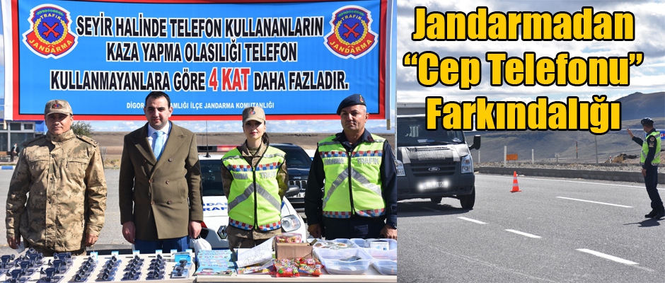 Jandarmadan Cep Telefonu Farkındalığı 