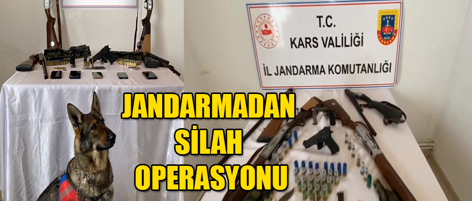 JANDARMADAN SİLAH OPERASYONU