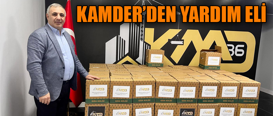 KAMDER'DEN YARDIM ELİ