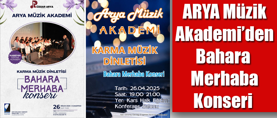 Kars Arya Müzik Akademi'den Bahar Konseri