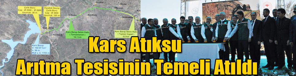 KARS ATIKSU ARITMA TESİSİNİN TEMELİ ATILDI