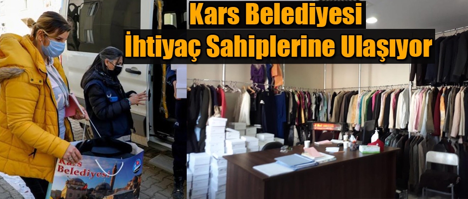 Kars Belediyesi ihtiyaç sahiplerine ulaşıyor