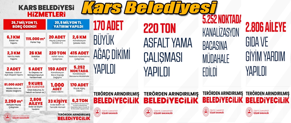 Kars Belediyesi Terör Yok Hayat Var