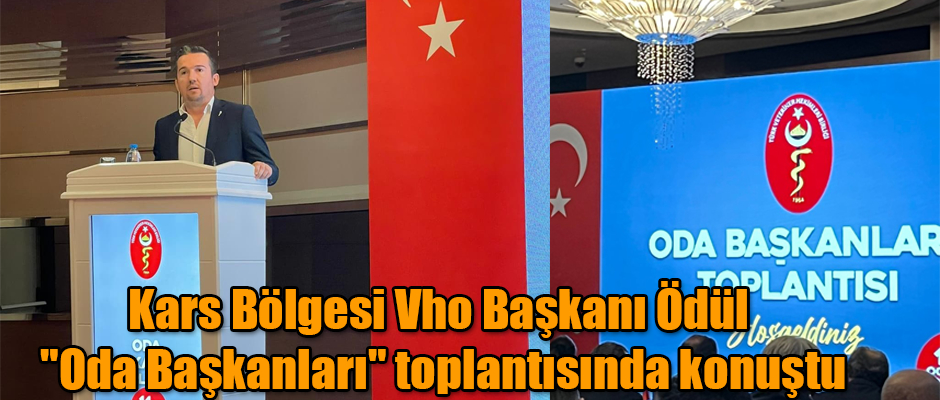 Kars Bölgesi Vho Başkanı Ödül 