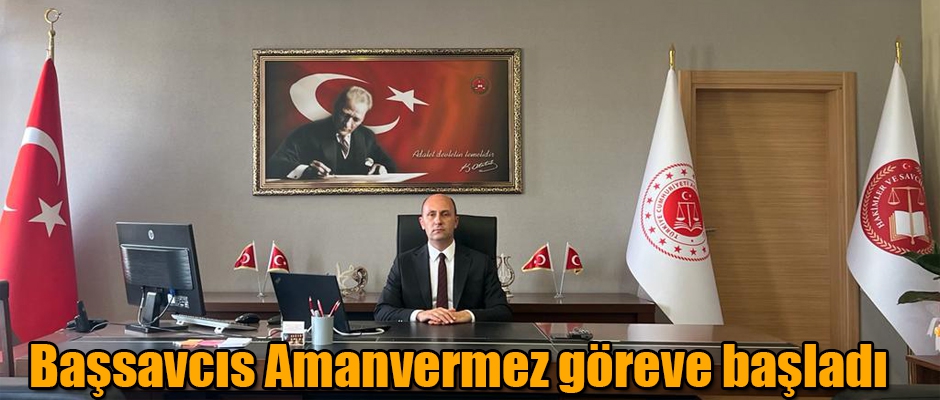 Kars Cumhuriyet Başsavcısı Abdullah Amanvermez göreve başladı