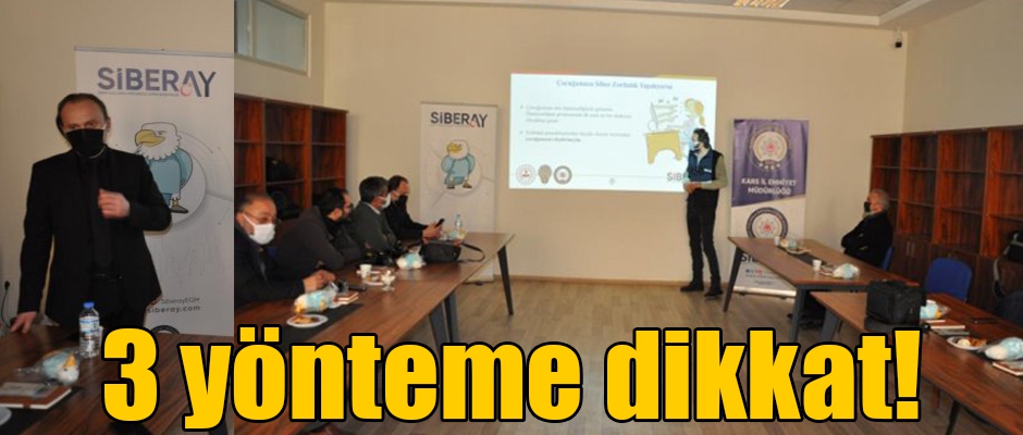 Kars Emniyetinden Uyarı 3 yönteme dikkat!