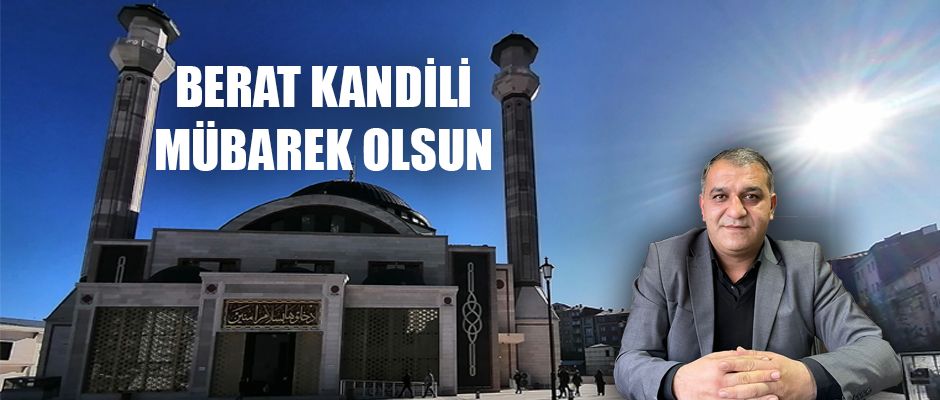 Kars ESOB Başkanı Bakırhan'ın Kandili Mesajı