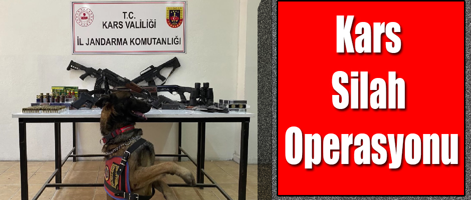 Kars Jandarma Ekipleri Silah Operasyonu Düzenledi