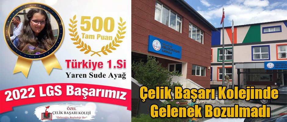 Kars Özel Çelik Başarı Kolejinde Gelenek Bozulmadı