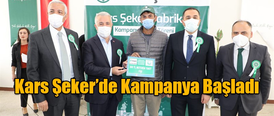 Kars Şeker Fabrikasında Kampanya Başladı