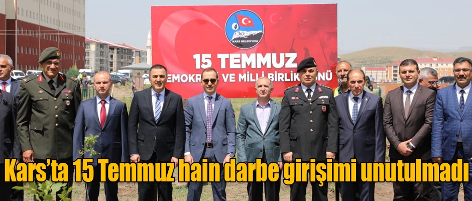 Kars’ta 15 Temmuz hain darbe girişimi unutulmadı