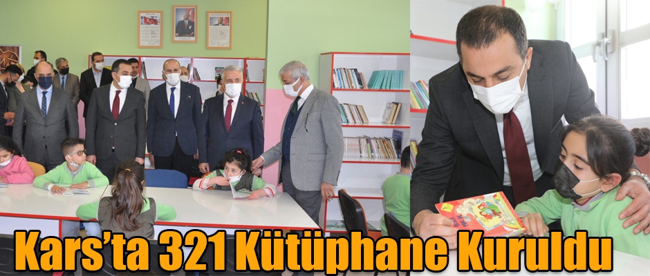 Kars'ta 321 Kütüphane Kuruldu