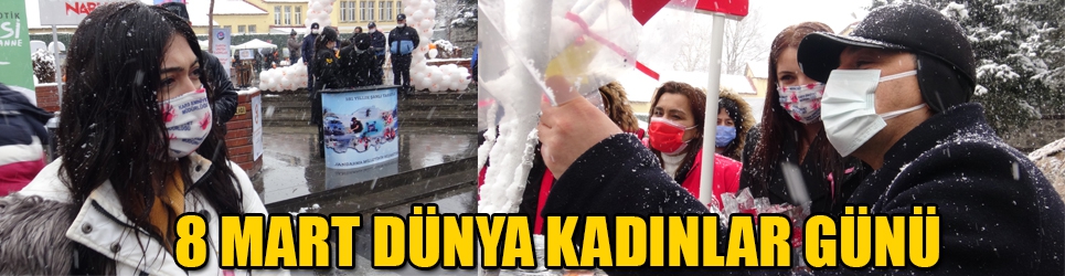 Kars'ta 8 Mart Kadınlar günü kutlandı