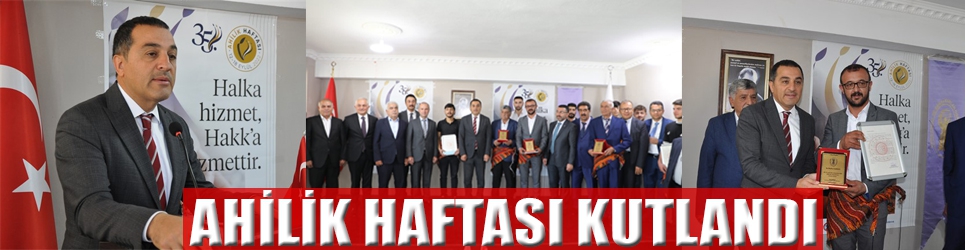 Kars'ta Ahilik Haftası Kutlandı